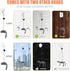 FYNIGO 2 Pcs Interactive Cat Mouse Toys for Indoor Adult Cats and Kittens, Self Play Hanging Door Mice