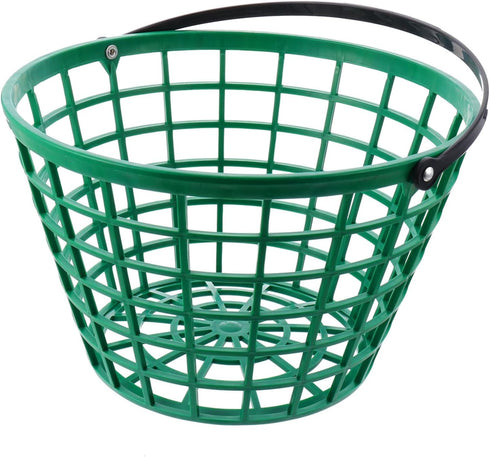 Garneck 1pc Golf Basket bucket with handle Golfball Container with Handle accessories