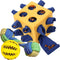 Dog Puzzles, Interactive Snuffle Toys, 3 Pack Chew Toys for Aggressive Chewers, Slow Eating, Relieve Boredom