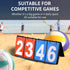 Scoreboard Score Keeper Flipper for Basketball, Tennis Sports
