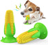 Carllg Puppy Teething Chew Toys, Corn Stick Tough Dog Chew Toys for Training and Teeth Cleaning, Squeaky Toothbrush