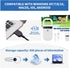 CYSFETENA 134.2kHz 128 Scanner,5V USB2.0 Dog Cat Microchip Reader, Groups of Data Storage Animal Chip Registration RFID