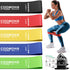 Resistance Bands for Working Out, Exercise Bands for Women & Men, Latex Elastic Bands for Yoga, Pilates, Fitness