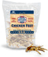 Chicken Feet Dog Treats, Dehydrated, All Natural, Raised & Made in USA (60-Pack)
