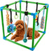 SpaceTime Puppy Play Gym with 8 Hanging Toys,Interactive Dog Toys to Keep
