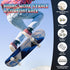 Pro Complete Skateboards for Beginners - 31"x8" Skate Boards, 7 Layers Canadian Maple Double Kick Deck