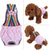 6Sizes Suspender(M/12) Washable Female Dog Diapers Underwear, Pet Sanitary Pants Cloth Diaper Nappy Covers Underwear