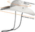 Unisex Boonie Hats, 100% Cotton Bucket Hat, Wide Brim UV Sun Protection for Hiking, Fishing, Safari, Beach, Garden