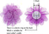 BoomBone Dog Collar Flowers Accessory, Pack of 4 Flower Charms Sliders for Dog Collars