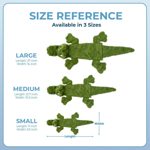 Best Pet Supplies 2-in-1 Stuffless Squeaky Dog Toys with Soft, Durable Fabric for Small, Medium, and Large Pets