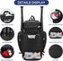 WOLT Baseball Bag Backpack for Youth and Adults, Multifunctional Softball Bag with Separate Helmet Compartment