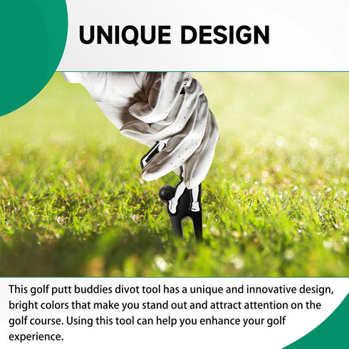 Golf Divot Tool with Hat Clip Set, Personalized Magnetic Ball Marker, Premium Golf Gifts for Men Women