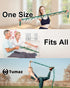 Tumaz Stretching Strap - 10 Loops Non-Elastic Yoga Strap, Perfect Home Workout Stretch Strap for Physical Therapy