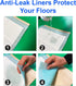 CalPalmy Ultra Absorbency Pet Toilet Training Pads 18" x 13" - 100 Pads with Moisture Locking Technology