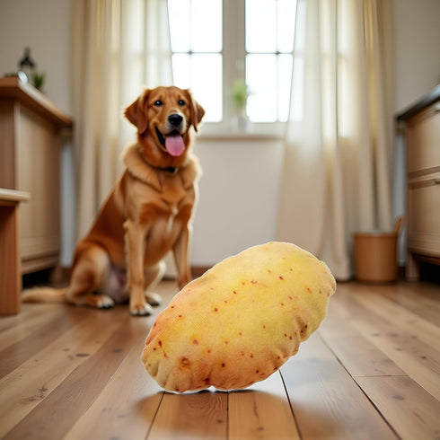 Tnyvm 2025 Vegetable Dog Toy, New Potato Food Shape Squeaky Toys, Toys Chew Toys for Small Medium Large Dogs Squeak