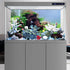 AWERT 36x24 inches Wood Aquarium Background, Seaweed River Bed & Lake Fish Tank Background, Seagrass Vinyl