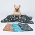 Luciphia 1 Pack 3 Blankets, Fluffy Premium Fleece Pet Blanket Flannel Paw Printed Throw for Dog Cat (Small 23x16'',