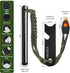Fire Starter Ferro Rod, 4 Inch Flint and Steel Survival Kit for Camping and Hiking, 6-in-1 Emergency Fire Steel