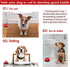 SlowTon Dog Doorbells, 2 Pack Metal Bell Dog Training with Non Skid Rubber Bottoms for Potty Training, White