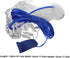 4ft/1.2m Luxshiny Hand Throw Cast Net Monofilament Fishing Net with Weighted Steel Sinkers Saltwater Shrimp for Bait
