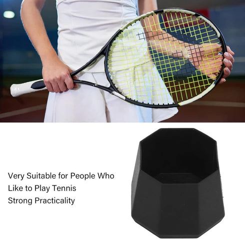 POCREATION 2pcs Tennis Racket Butt Silicone End Cover, Suitable for Tennis and Racquetball, Repair Broken Racket