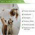 Hypoallergenic Dog Shampoo, Cleans and Soothes Dry Flakey Skin, Reduce Dandruff, Shedding, Calms Itching, Scratching