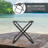 Toddmomy Portable Folding Stool Small Travel Camping Chair Lightweight Blue Camouflage Foldable Seat for Hiking