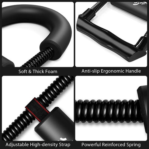 Sportneer Wrist Strengthener, Forearm Exerciser with Adjustable Tension for Strength Training - Hand Developer for Home