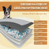28" 34", 40 Count, Charcoal Dog Pee Pads Extra Large x Puppy Pee Pads Potty Pads for Dogs with Adhesive Tape