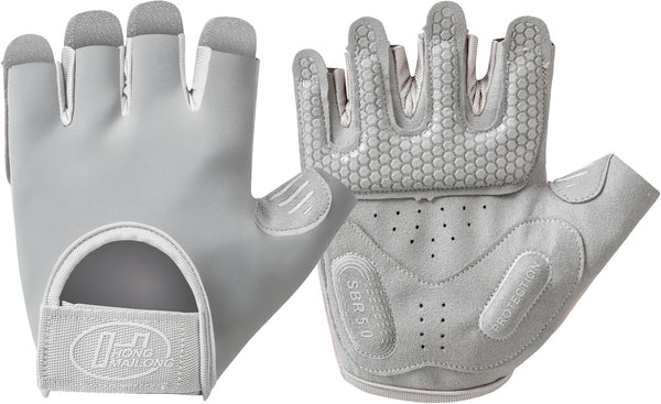 SUJAYU Workout Gloves for Women & Men, Anti-Slip Fingerless Gloves for Weightlifting, Mens