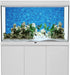 AWERT Vinyl 30x12 inches Underwater Aquarium Background, Blue Ripped Water Fish Tank Background
