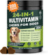 24-in-1 Dog Multivitamins Chewable, 200 Count Dog Vitamins and Supplements with Glucosamine