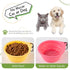 Dog Bowl Travel Collapsible Bowls, 2 Pack, Portable Foldable Water Dish for Cats and Dogs
