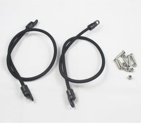 Kayak Bungee Paddle Holder kayak Paddle Keepers Kit for Kayak & Canoe - kayak Rigging Accessory (pack of 2)-W/ Screws