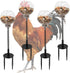 Oooct 4 Pack Chicken Peck Toy - Chicken Enrichment Toys with Swing Feeder