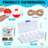48 Sets Wonderjune Fishing Party Favors Candy Little Tackle Boxes with Red White Floater Thank You Cards for Making My