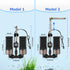 2 Nozzle 10-20 Aquarium Electric Sponge Filter with Submersible Water Pump Silence Motor for Shrimps,Bettas with Bio