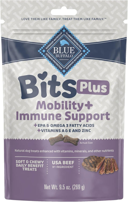 Blue Buffalo Blue Bits Plus Mobility and Immune Support Daily Benefit Dog
