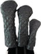HELLO NRC Golf Club Head Cover, Black/White Wood Cover for 460cc Fairway Woods & Hybrid with Rotating Number Labels