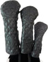 HELLO NRC Golf Club Head Cover, Black/White Wood Cover for 460cc Fairway Woods & Hybrid with Rotating Number Labels