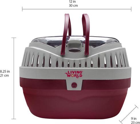 Living World Pet Carrier for Small Pets, Large Size