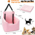 ALL GOOD PET SUPPLIES 35lbs, Dog Car Seat for Small/Medium Dogs Under Soft Booster Car Seat with Detachable Washable