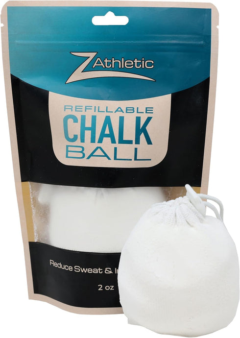 Z Athletic Gym Chalk Ball for Rock Climbing, Gymnastics, Weightlifting