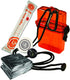 UST Watertight Survival Kit 1.0 with Lightweight Construction, Survival Blanket & Emergency Tools, Orange