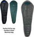 Sleeping Bag Liner in Charcoal, Rectangular/Micro Polyester