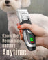 oneisall Low Noise Dog Clippers, 2-Speed Rechargeable Cordless Grooming Kit for Small and Large Dogs (Silver)
