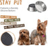 PEGGY11 Deep Stainless Steel Anti-Slip Dog Bowls, 2-Pack, 2 Cups