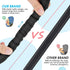 SlowTon Adjustable Dog Seat Belt - Double Dog Safety Leash with Elastic Bungee Buffer (Black, M)