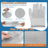 MIYIJHY 7PCS Pet Grooming Kit for Dogs and Catswith Storage Bag & Includes Dog Washing Gloveswith High-Density Teeth