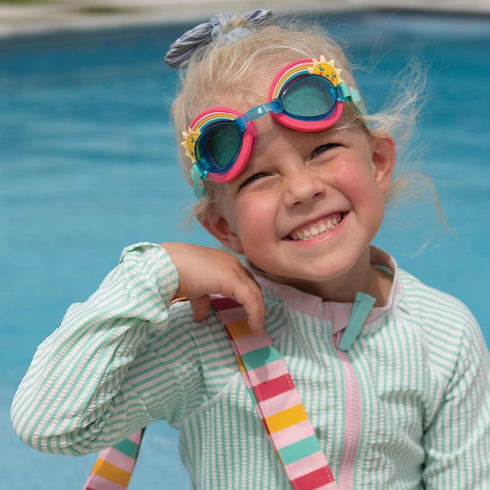 Stephen Joseph Swim Goggles in Pink Fish